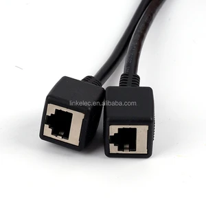 RJ45 Female-to-Female Network Extension Cable UTP FTP CAT5E Bare Copper PVC Ethernet Connectors Bare Copper PVC FTP CAT5
