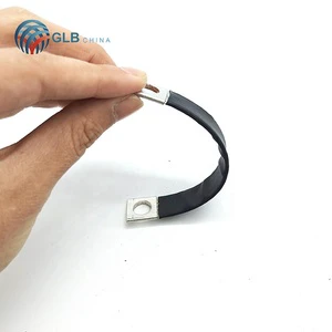 Flexible Copper Braid Terminals Crimp Type High Quality Customizable Automotive Use Lifepo4 Eve 280ah 21700 Bus Bars Tinned