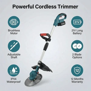 Mulinsen 21V Lithium Battery Cutting Machine Price Cordless Automatic Cut Grass Machine