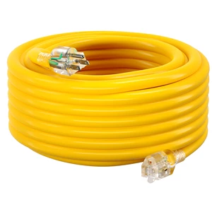 ETL Approved Nema 5-15p To 5-15r American Standard Outdoor Extension Cord Heavy Duty Electric Cord Electric Extension Cords