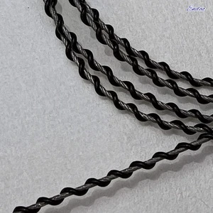 Control Wire Connector with Double Twist Spiral-Black Oxide Finish Customizable for Industrial Manufacturing Robotics Automation