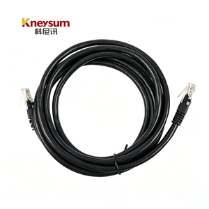 Kneysum CAT5E Solid 8-Conductor Pure Copper UTP FTP SFTP Network Cable Broadband Extension RJ45 Jumper Patch Cord