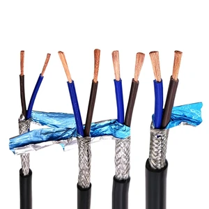 Kingyear Pure Silver Multi-core Shielded Flat PVC Insulated Customizable Voltage & Diameter Control Cables