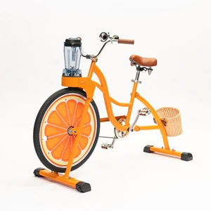 EXI pink Juicer Bike Machine Balance Kid&adult Smoothies Cycle Juice Maker Extractor Bike Smoothies Aluminum Alloy 150kg Load