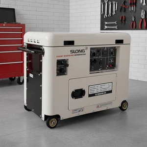 SLONG BRAND Ultra Silent 8000W Gasoline Generator 8KW Petrol Generators for Home with Electric Start Low Decibe