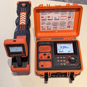 Underground Cable and Water Pipe Pipeline Detector Cable Fault Pinpoint Locator Underground Cable Fault Detector