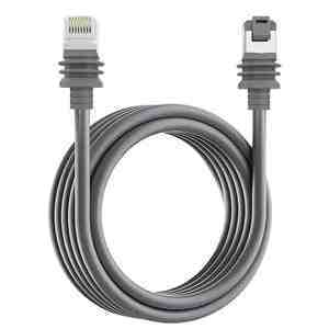 Premium 1m PVC Ethernet Cable for Starlink Gen 3 Reliable Data Transfer IP67 Rated Extension for Satellite Internet Systems