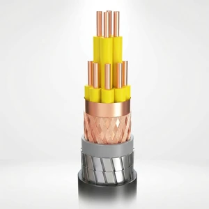 High Anti-interference KVVP22 Flame Retardant PVC Shielded Steel Tape Armoured Multicore Copper Control Cable IP54 For Power
