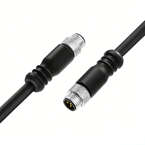 M8 8 Pin 6 Wire Open End I/O Power Trigger Cable, Industrial Machine Vision Camera Signal Cable Assembly