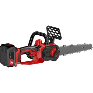 Industrial Grade 10 Inch Electric Cordless Chain Saw Lithium Battery Powered Wood Cutting Machine