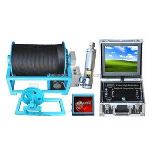 65mm Diameter 200m Cable Winch Oil and Water Well Inspection Borehole Camera