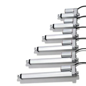 250mm Premium Brush DC Motor IP54 1000N to 100N Fixed by Upper and Lower Holes High-speed Electric Linear Actuator DC Motor