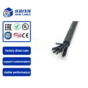 300/500V H05VV-F CE for Industrial PVC Insulated and Sheathed Bare Copper Strand Multi-core Power Control Flexible Cable