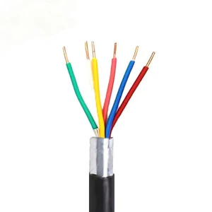 NH-KVV22 Industrial Fire Resistant Copper Conductor Steel Tape Armored Control Cable 450/750V Multi-Core 0.75-6mm2 PVC Sheath