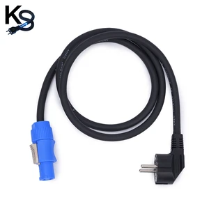 KESHI Series 1M AC Power Cord Extension with Oxygen-Free Copper Conductor for Outdoor Stage Lighting Speakers & LED Screens