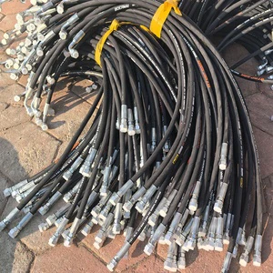 Industrial Sae 100 R2 En853 2sn Hydraulic/High Pressure Steel Wire Braided Black Flexible Synthetic Rubber Hoses Hydraulic Hose