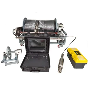 200m Underground Water Well Camera for Pipe Inspection 73mm Panoramic Electric Standard Model Cable Routing 1 Year IP68