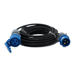 16A 250V 2P+E Industrial Power Retractable Electrical Outdoor Heavy Duty Waterproof 14m Car Extension Cord