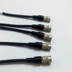 Custom Hirose 6 Pin Female Connector Cable HR10A-7P-6S Circular Plug for Industrial Camera Molex Micro-Fit 3.0 Wire Harness