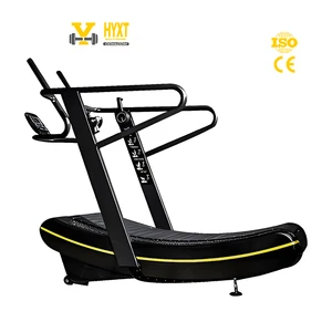 Commercial Grade Curved Treadmill Self-Powered 150kg Capacity Heavy Duty Manual Non-Motorized Training Studio Wireless Calories