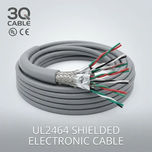 UL2464 Certified Tinned Copper Shielded Multi-Core Control Cable OEM/ODM Wire for Industrial Automation & Internal Connections