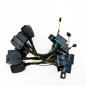 Custom Wires Cables Cable Assemblies Car 16Pin OBD Cable Diagnostic Cable