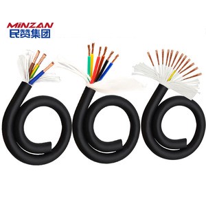 TRVV High Flexible Cable Electric Pvc Cable 2/3/4 Cores Robot Towline Drag Chain Cable