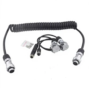 SWALLOWTECH 5PIN 7-Cores Copper Trailer Cable Safety Dave Woza Video for Connecting One Camera to Vehicle Industrial Application