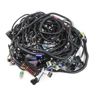 External Internal Wiring Harness 207-06-71114 207-06-71562 6753-81-4310 Excavator Engine Wiring Harness For Komatsu Pc350-7