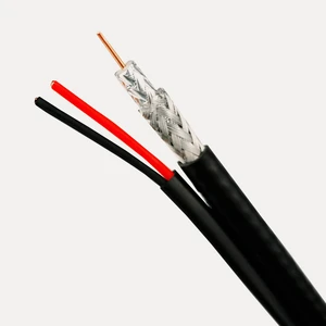 CCTV CATV Coaxial Cable RG59 with 2C Power Coaxial Cable 75 Ohm extension cable for CCTV