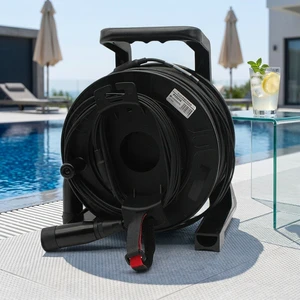 Outdoor Armored Water Dust Proof Tactical Grade 4-core 6core Single-Mode LC Cable With Reel Tactical Field Fiber Optic Tactical