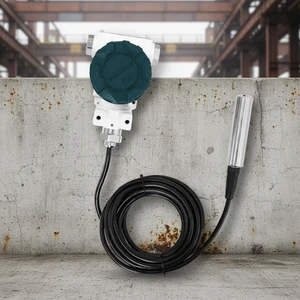 Aosheng Stainless Steel Cable-Type Hydrostatic Level Meter | 100m Range | IP68 Protection | for River Deep Well Water Level