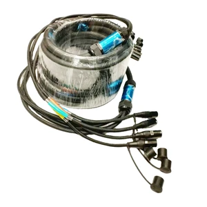 80M Outdoor Heavy-Duty Extension Cable Reel Cat6 Audio LED Screen Network Fibre Cable 35M Indoor Roller Fiber Optic Equipment