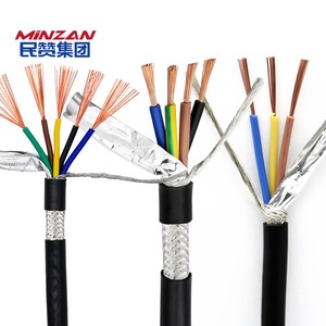 RVVP RVSP RS485 3cores 0.5mm2 2/3/4/5core Flexible Shielded Cable Twisted Pair Communication Control Signal Screened Cable Wire