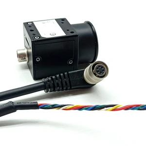 Compatible with Basler Power Cord, Industrial Camera Trigger Wire, 6Pin Core Shielded High Flexible IO Cable Elbow