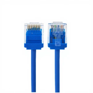 0.5m Rj45 ultra Thin cat 6 6a Ethernet Cat6 Gold Plated Network Ethernet Extension Patch Cord Cable Rj45 for Indoor