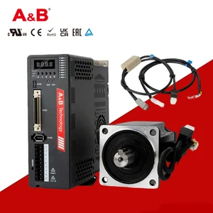 A&B Single-Phase 48V Servo Drive Complete Kit Servo Motor + Linear Actuator + Connection Cable for Industrial Automation