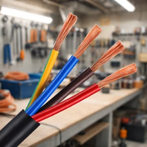 CE Standards RVV PVC Flexible Electrical Cable Oxygen-Free Copper Multi-Core Wire IP65 Industrial Control Construction