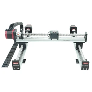 RXSN40XY-H1 Xyz Gantry CNC Linear Modules Slide Table XY Axis Multiaxial Rail Motion Guide Actuator Ball Screw Motor Gear PLC