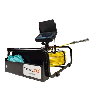 20m Cable 17mm Waterproof Camera Head With 6PCS LEDS Pipe Inspection Sewer Duct Industrial Endoscope System Support DVR Recorder