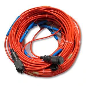 12 Channels Seismic Refraction Cable With 12 Pcs Mueller Clip Take-out Seismic Cable Terminated With NK27 Female Connector