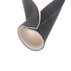 Reusable Flexible Neoprene Sleeve Cable Protector Spiral Wrapping Neoprene Cable Management Sleeving with Hook