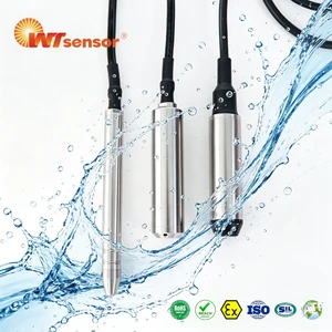 OEM Hydrostatic Level Transmitter 15.8mm Diameter 4-20mA Output For Deep Water Borehole Reservoir Hydrological Monitoring Device