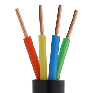 Flame Retardant ZA-KVV Multi-core Control Cable Copper Conductor PVC Insulated Sheathed 450/750V for Industrial Control