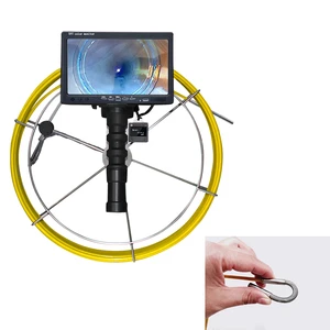 High-quality Industrial Sewer Camera with Push Rod Cable & Real-Time Recording