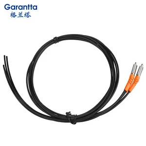 Garantta Thrubeam Fiber Optic Sensor Amplifier Cable Optical Sensor Amplifier Wire With Threaded Cylindrical Head