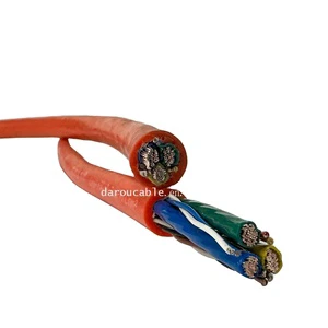 Darou DR-YGC Multi-core Copper Silicone Rubber Control Cable 100m Stranded CE for 300V