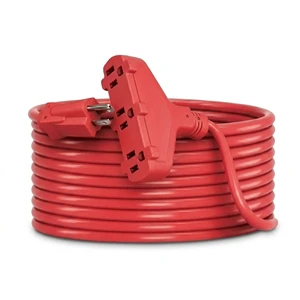 SJTW Outdoor Multi-Tap Extension Cord T Shape Grounded Heavy Duty Power Extension Cable
