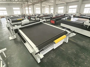 High Precision CNC Flatbed Die Cutter Plotter Motor Sticker Labels Cardboard PP Paper Corrugated Board Red Hard Board