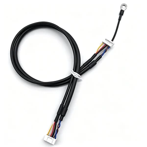 5 Pin Male to 5 Pin Male Y Split Wire Harness with O Ring Ground Terminal 3 4 5 6 8 Core PVC Jacket Cable